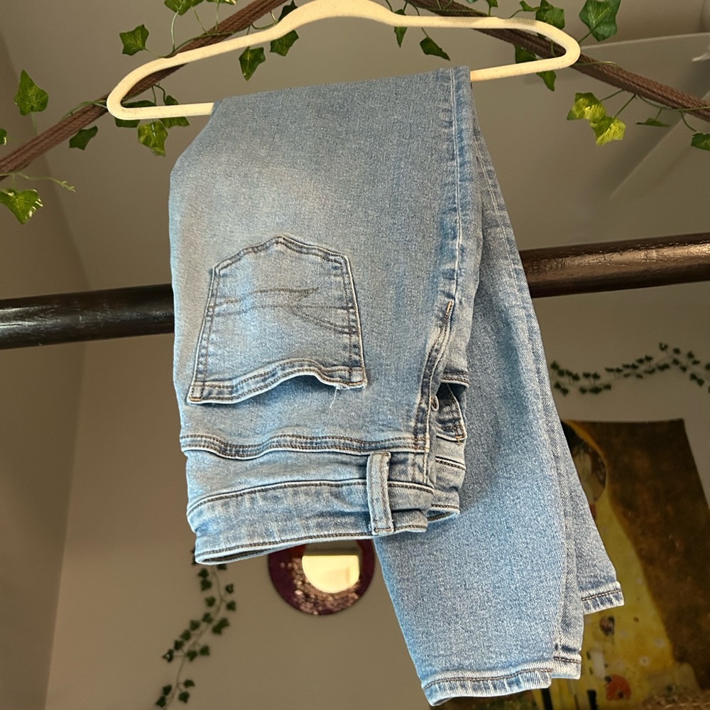 AE High Waisted Mom Jeans